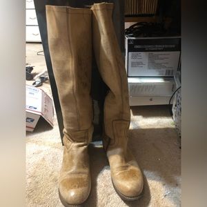 Bed Stu Tall Leather Boots Size:10